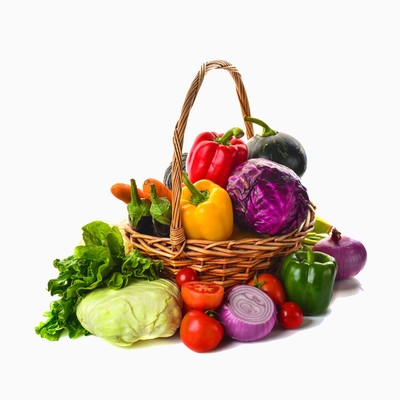 一籃子蔬菜產品實物與編號9586419的苗木培育技術